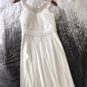 A fiesta fashion white dress